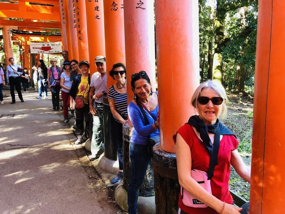 Les voyageurs de Japaventura à Fushimi Inari - Novembre 2018