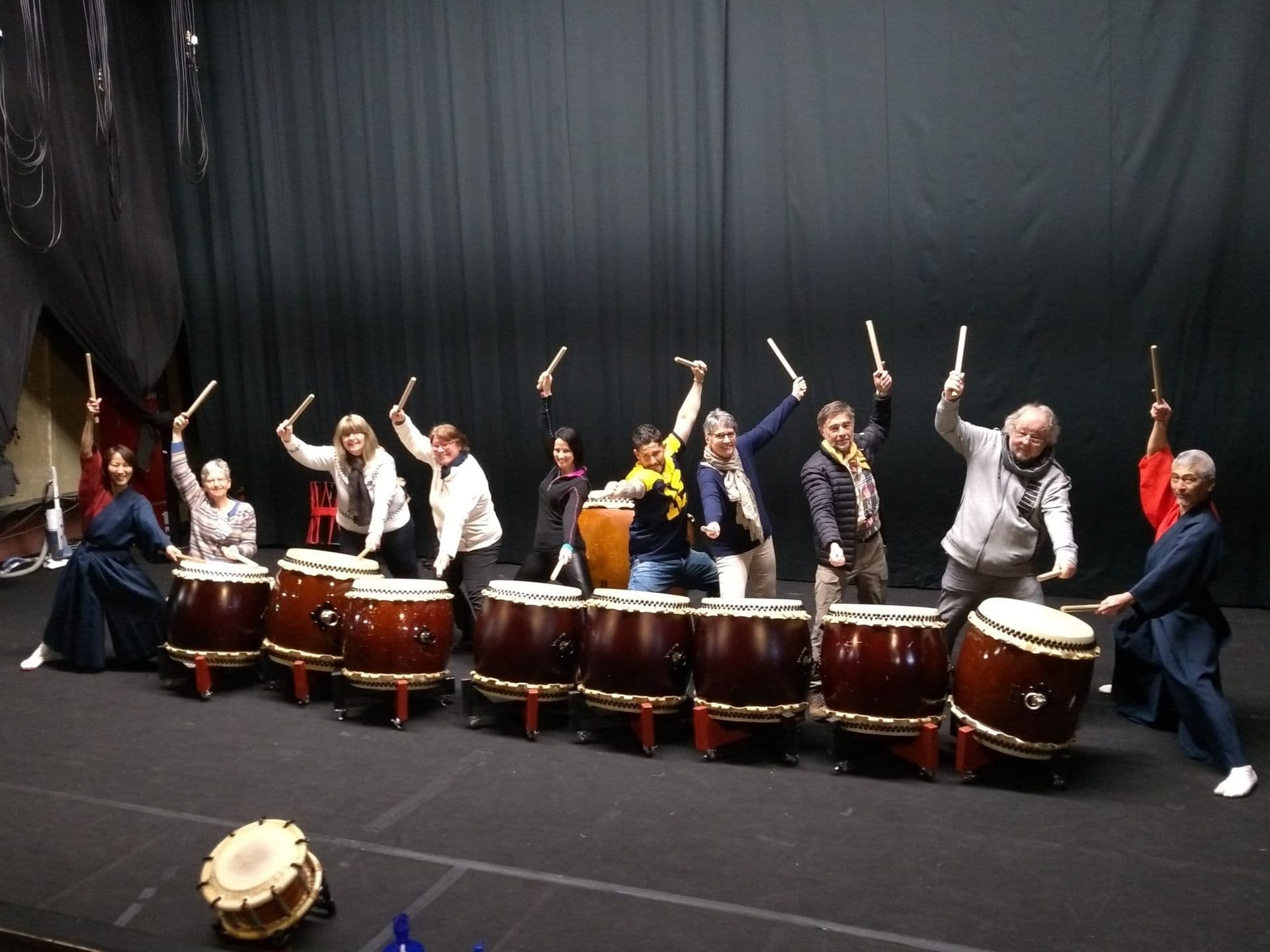 Atelier Taiko, l'art du tambour japonais
