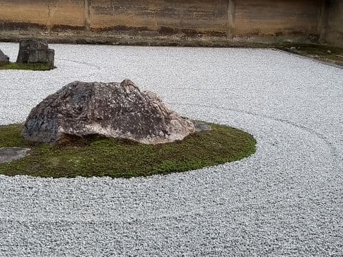 Zen garden in Kyoto