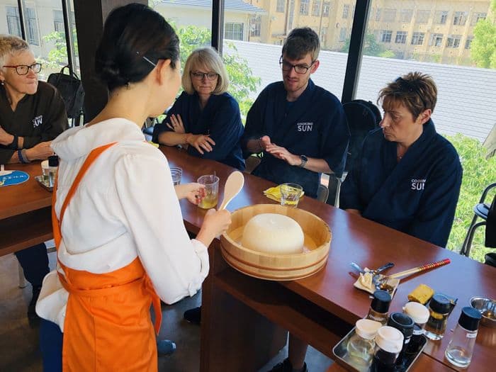 Sushi class in Kyoto