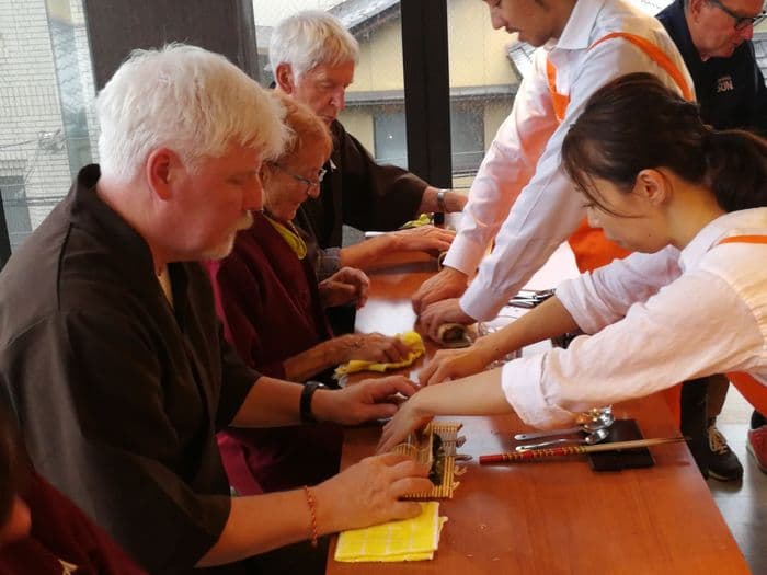 Sushi class in Kyoto