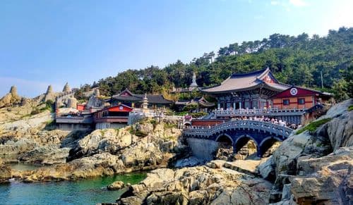 Haedong Yonggungsa Temple in Busan, South Korea