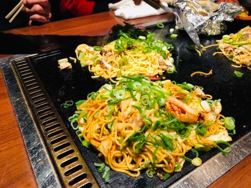 Okonomiyaki in Hiroshima