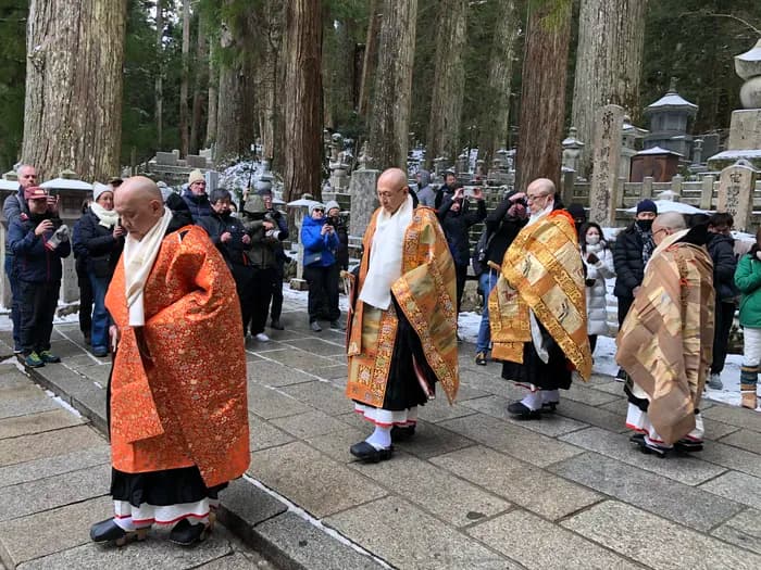 Monks at Koyasan