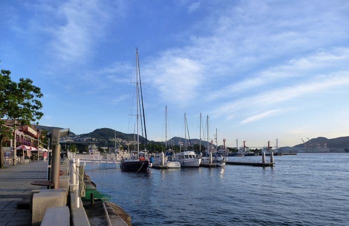 Dejima district in Nagasaki