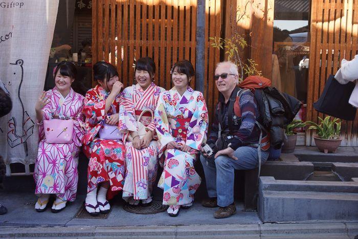 Yukata girls in Gion