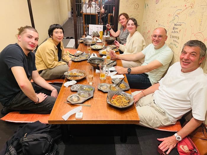 Dîner à Kyoto