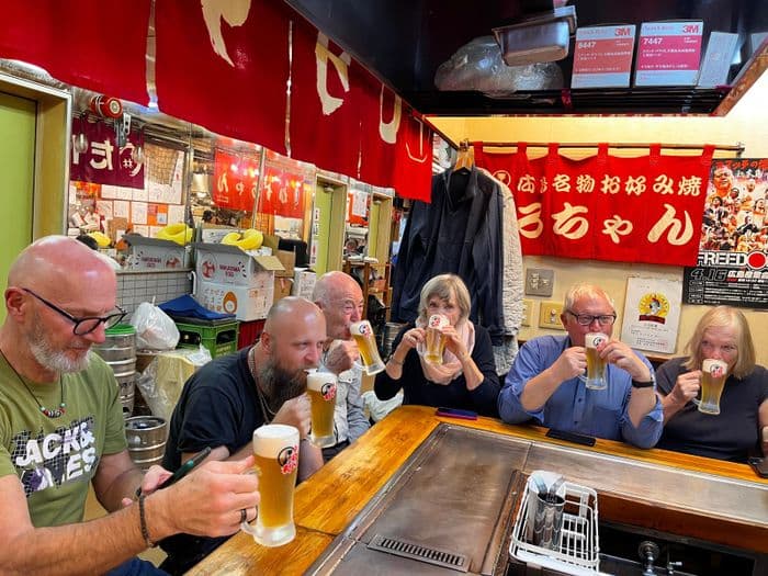 Abendessen in Hiroshima.