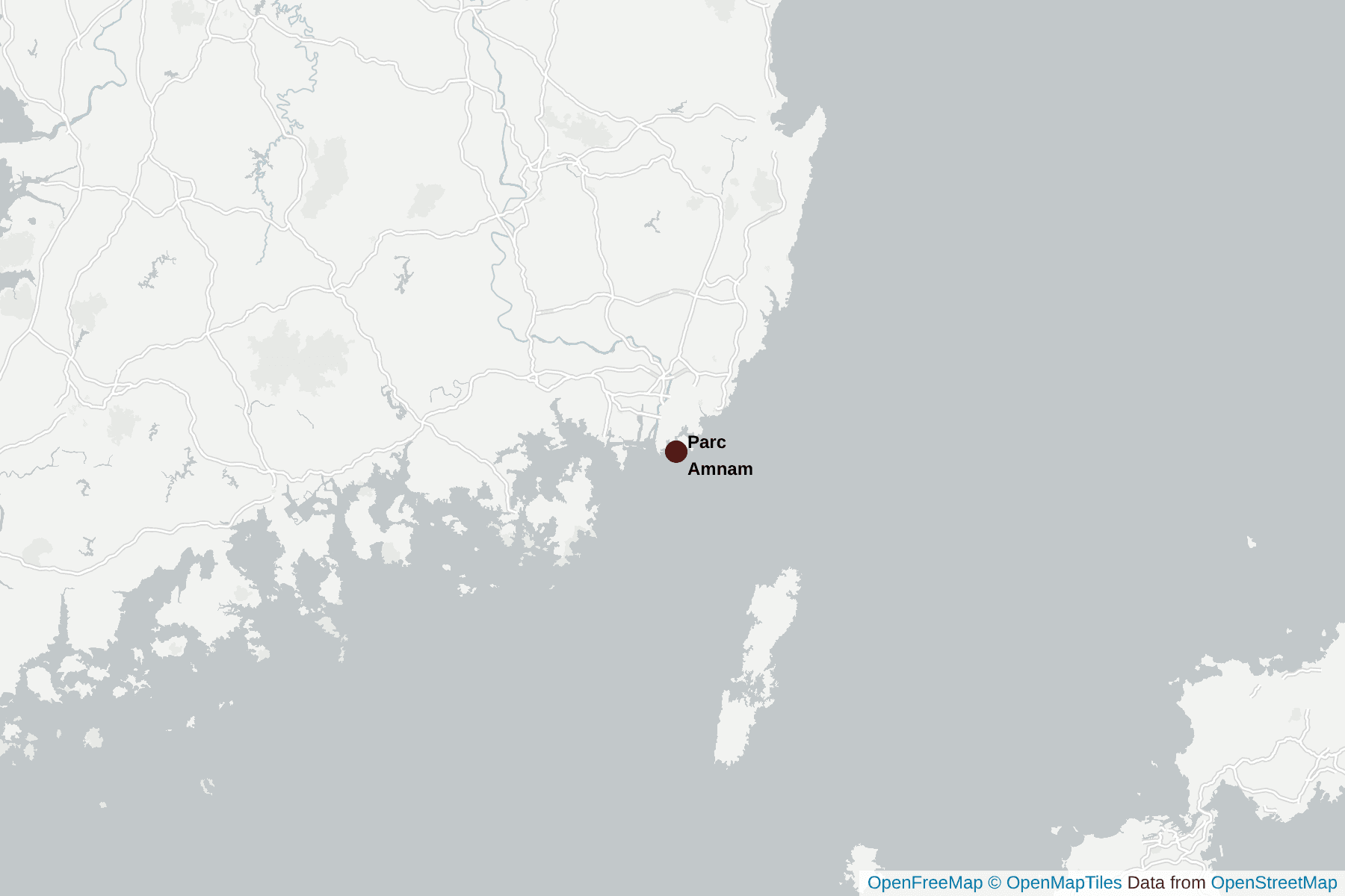 Carte de Busan