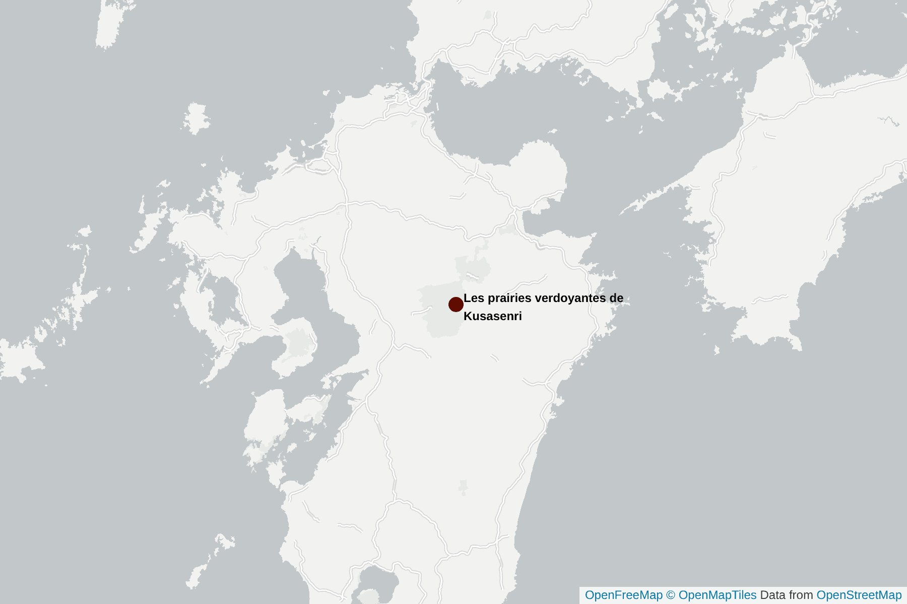 Carte de Les prairies verdoyantes de Kusasenri