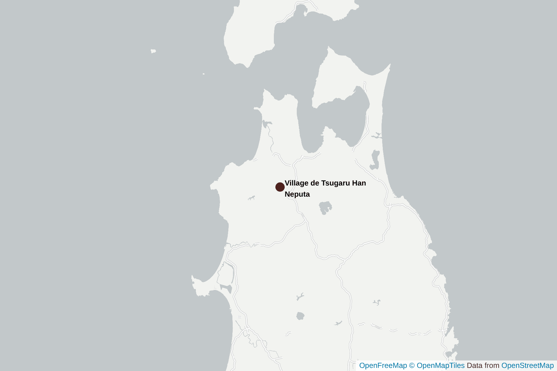 Carte de Village de Tsugaru Han Neputa